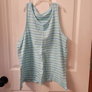 Lands' End racer back tank top